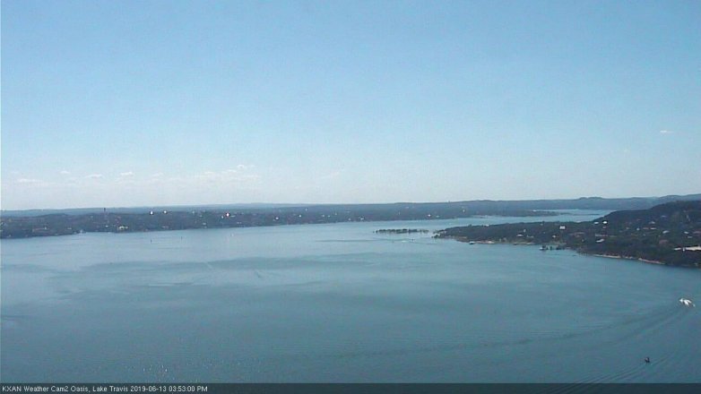 Lake Travis webcam, June 13, 2019 2:55 PM CT