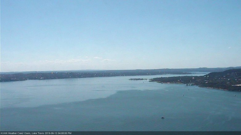 Lake Travis webcam, June 13, 2019 3:10 PM CT
