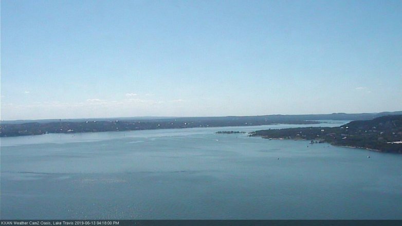 Lake Travis webcam, June 13, 2019 3:20 PM CT