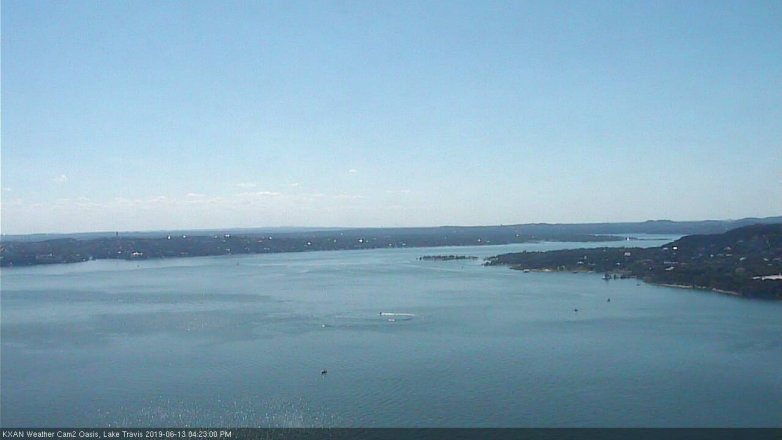 Lake Travis webcam, June 13, 2019 3:25 PM CT