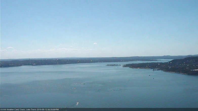 Lake Travis webcam, June 13, 2019 3:30 PM CT