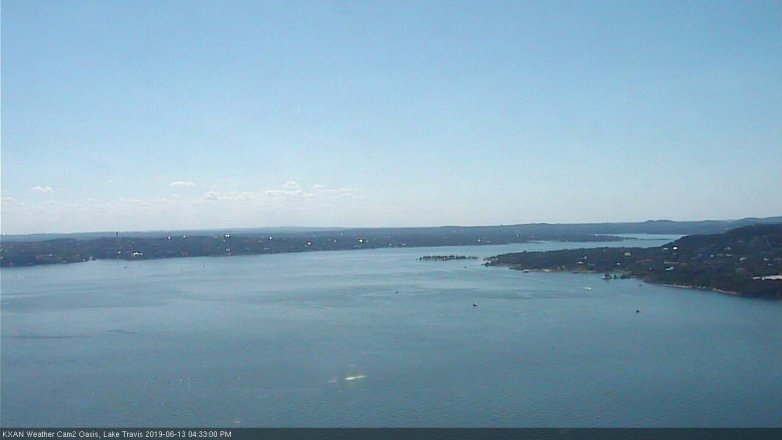 Lake Travis webcam, June 13, 2019 3:35 PM CT