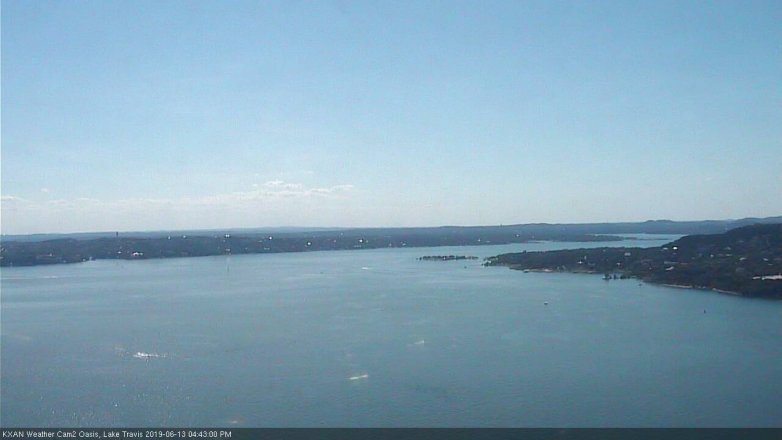 Lake Travis webcam, June 13, 2019 3:45 PM CT