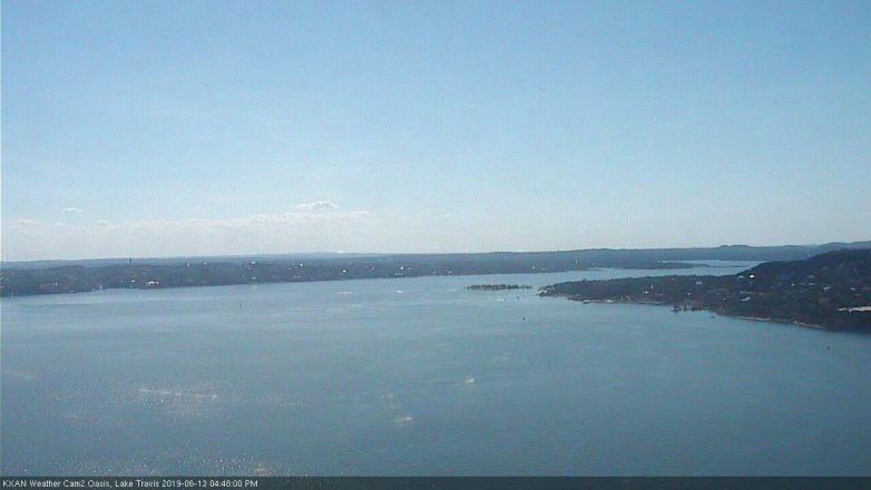 Lake Travis webcam, June 13, 2019 3:50 PM CT