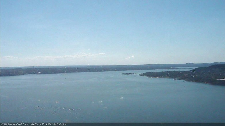 Lake Travis webcam, June 13, 2019 3:55 PM CT