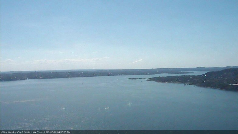 Lake Travis webcam, June 13, 2019 4:00 PM CT