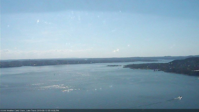 Lake Travis webcam, June 13, 2019 4:20 PM CT