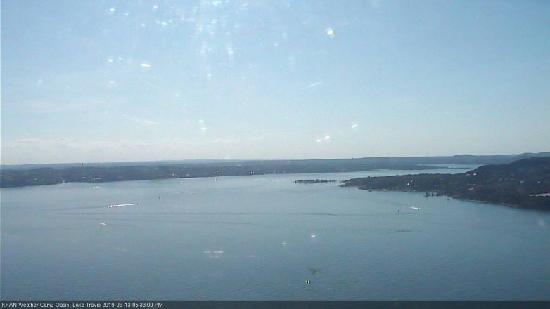 Lake Travis webcam, June 13, 2019 4:35 PM CT