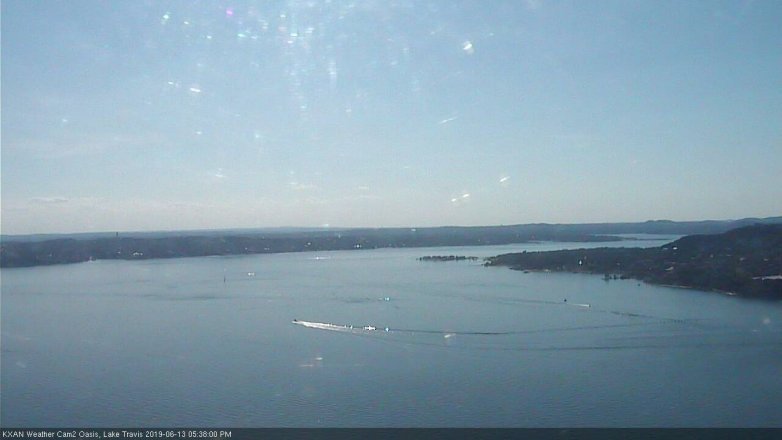 Lake Travis webcam, June 13, 2019 4:40 PM CT