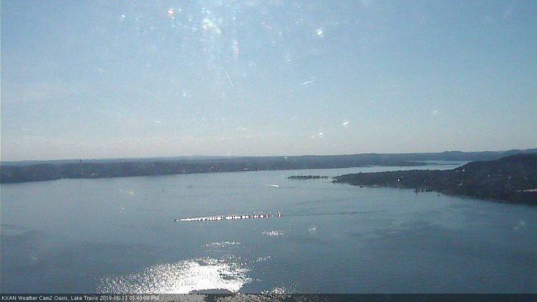 Lake Travis webcam, June 13, 2019 4:50 PM CT