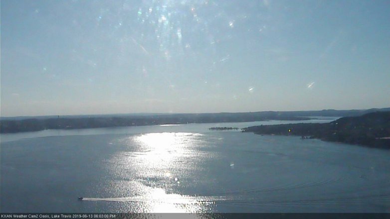 Lake Travis webcam, June 13, 2019 5:05 PM CT