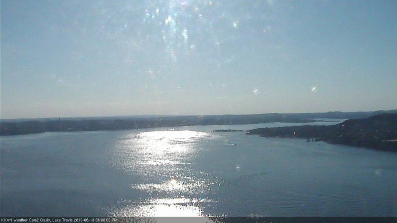 Lake Travis webcam, June 13, 2019 5:10 PM CT