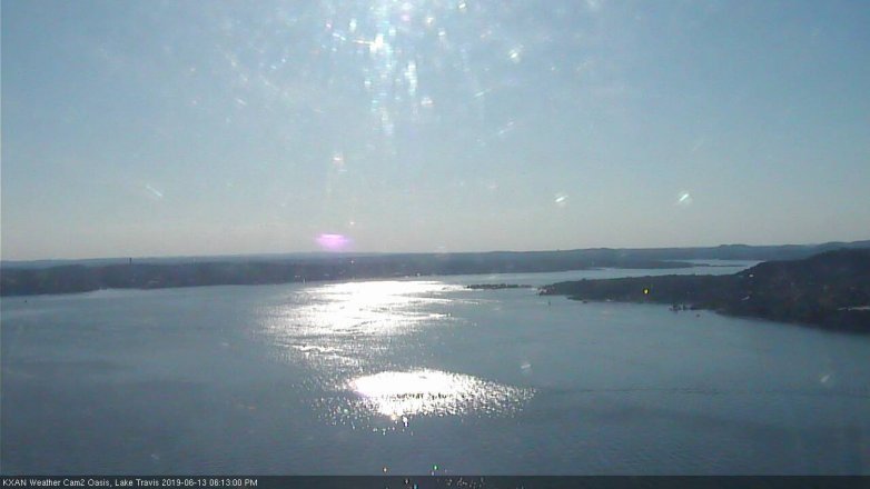 Lake Travis webcam, June 13, 2019 5:15 PM CT