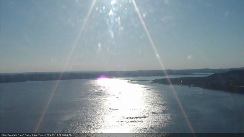 Lake Travis webcam, June 13, 2019 5:25 PM CT