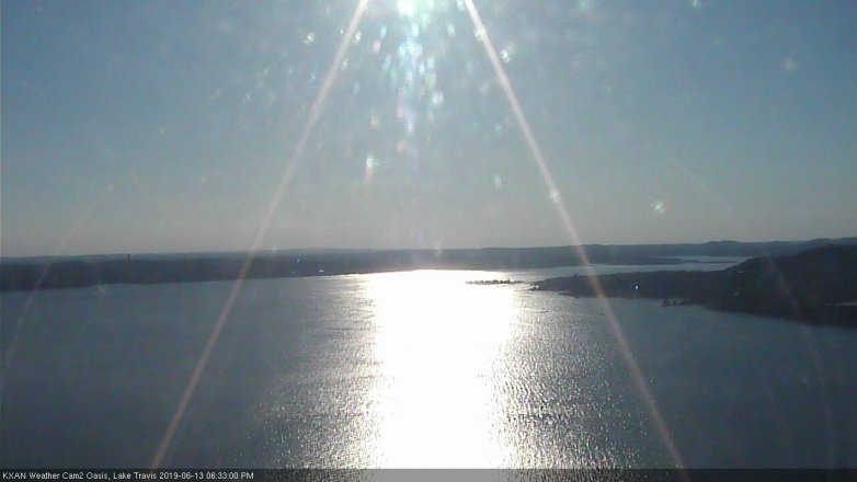 Lake Travis webcam, June 13, 2019 5:35 PM CT
