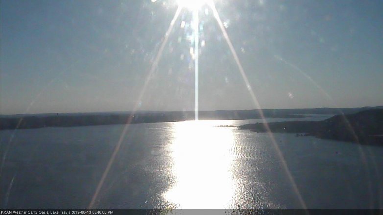 Lake Travis webcam, June 13, 2019 5:50 PM CT