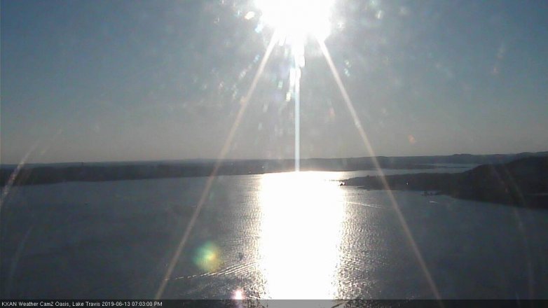 Lake Travis webcam, June 13, 2019 6:05 PM CT