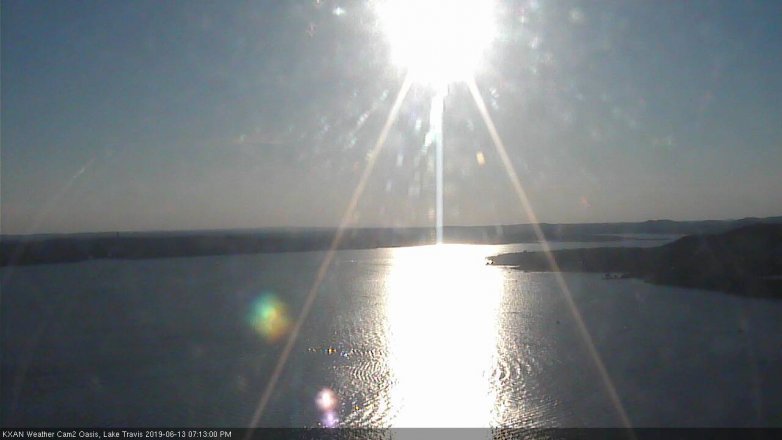 Lake Travis webcam, June 13, 2019 6:15 PM CT