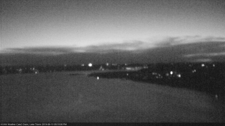 Lake Travis webcam, June 13, 2019 8:20 PM CT