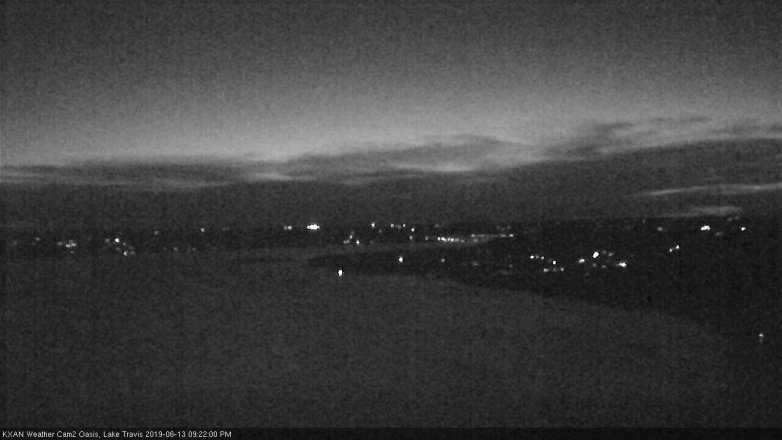 Lake Travis webcam, June 13, 2019 8:25 PM CT