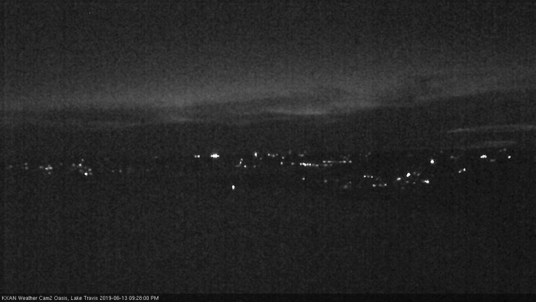 Lake Travis webcam, June 13, 2019 8:30 PM CT