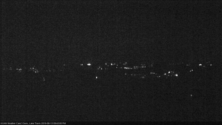 Lake Travis webcam, June 13, 2019 8:45 PM CT