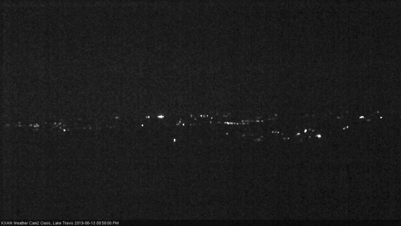 Lake Travis webcam, June 13, 2019 9:00 PM CT