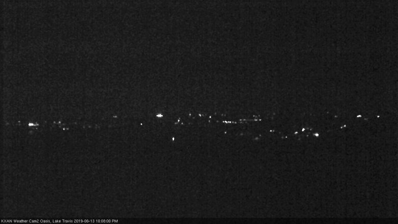 Lake Travis webcam, June 13, 2019 9:10 PM CT