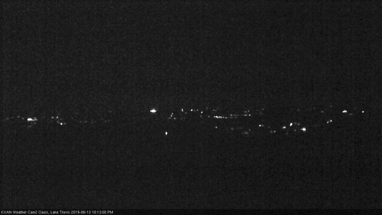 Lake Travis webcam, June 13, 2019 9:15 PM CT