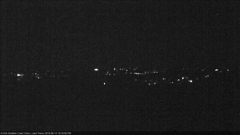 Lake Travis webcam, June 13, 2019 9:20 PM CT