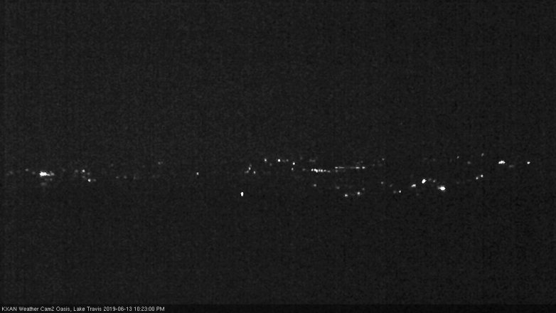Lake Travis webcam, June 13, 2019 9:25 PM CT