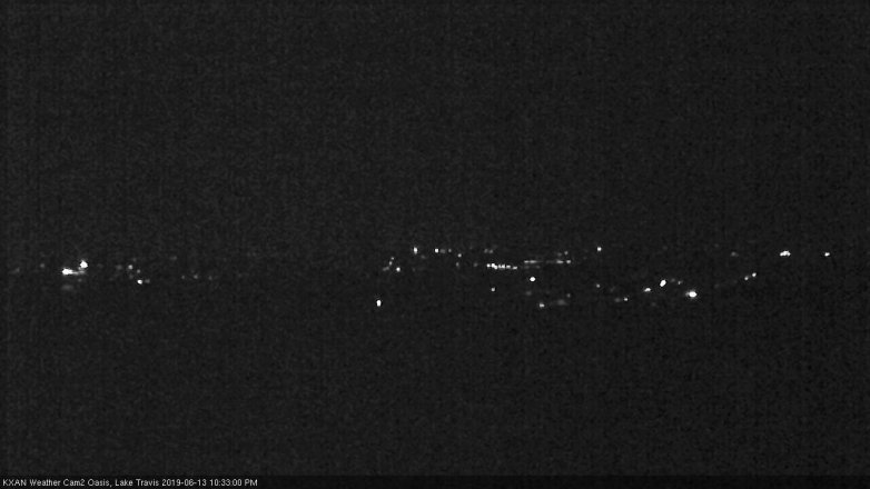 Lake Travis webcam, June 13, 2019 9:35 PM CT