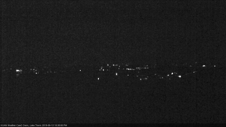 Lake Travis webcam, June 13, 2019 9:40 PM CT