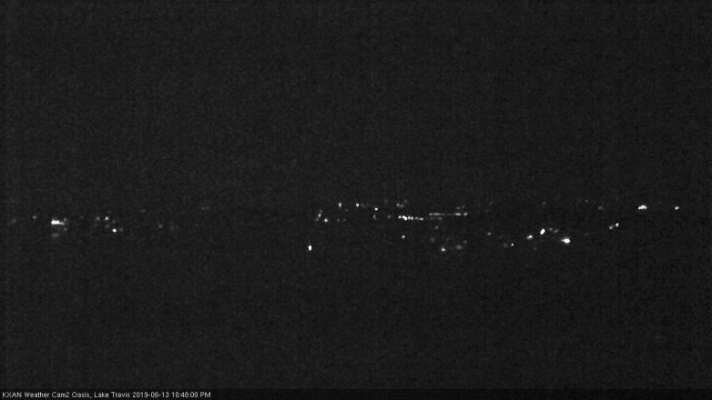 Lake Travis webcam, June 13, 2019 9:50 PM CT