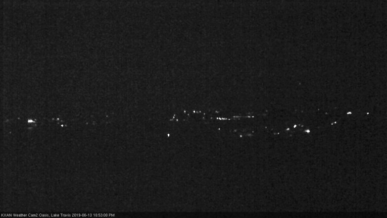 Lake Travis webcam, June 13, 2019 9:55 PM CT