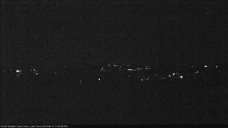 Lake Travis webcam, June 13, 2019 10:05 PM CT