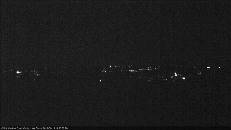 Lake Travis webcam, June 13, 2019 10:10 PM CT