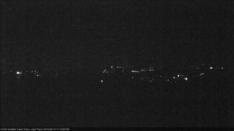 Lake Travis webcam, June 13, 2019 10:15 PM CT