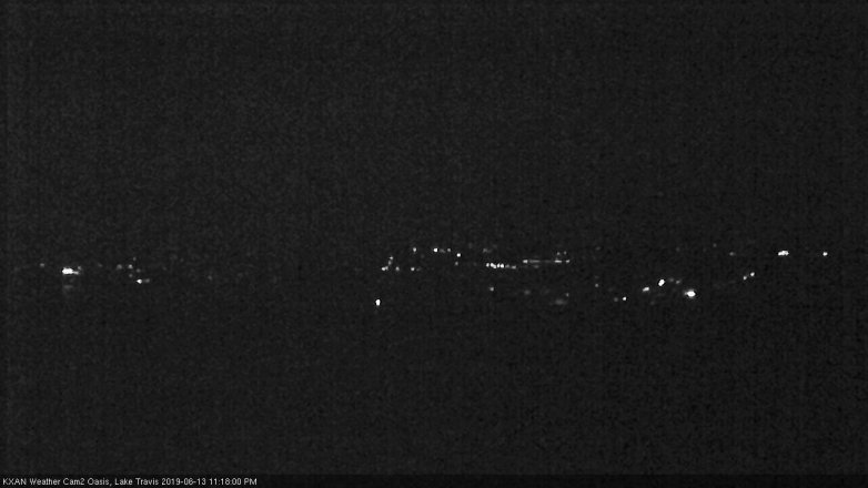 Lake Travis webcam, June 13, 2019 10:20 PM CT