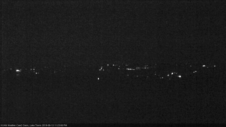 Lake Travis webcam, June 13, 2019 10:25 PM CT