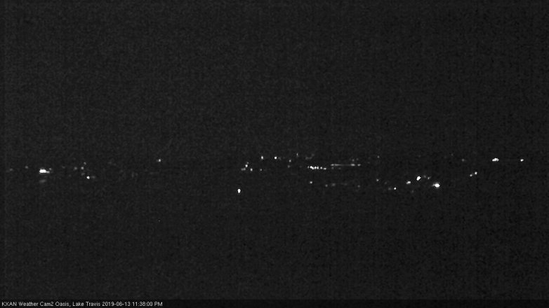 Lake Travis webcam, June 13, 2019 10:40 PM CT