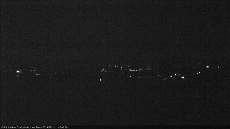 Lake Travis webcam, June 13, 2019 10:45 PM CT