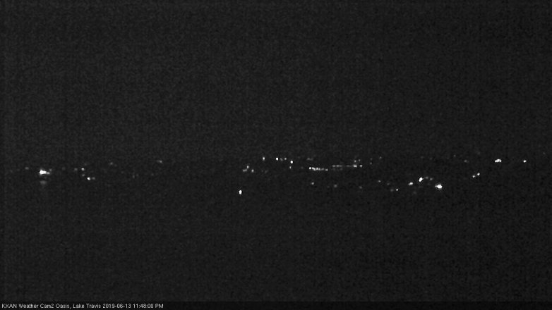 Lake Travis webcam, June 13, 2019 10:50 PM CT