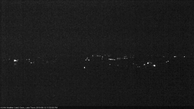 Lake Travis webcam, June 13, 2019 10:55 PM CT