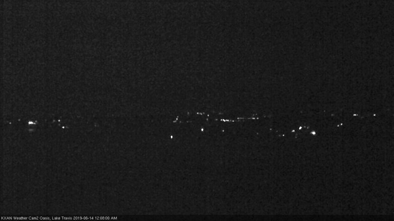 Lake Travis webcam, June 13, 2019 11:10 PM CT