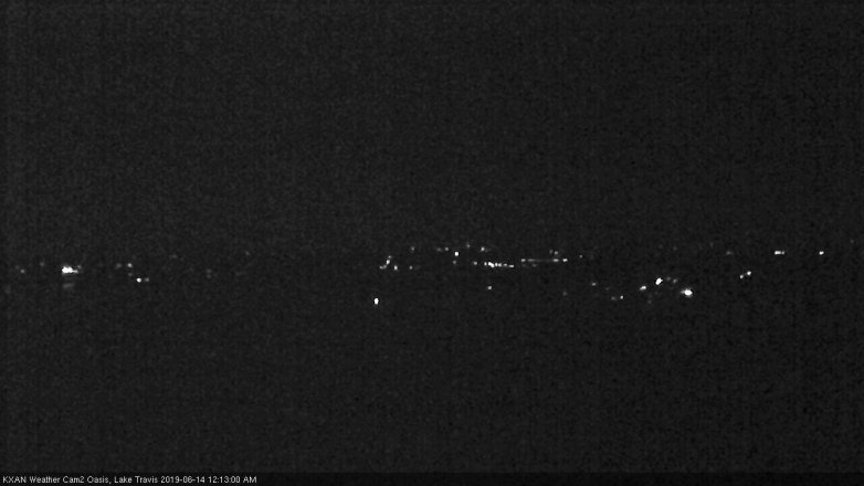 Lake Travis webcam, June 13, 2019 11:15 PM CT