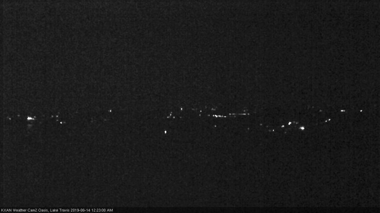 Lake Travis webcam, June 13, 2019 11:25 PM CT