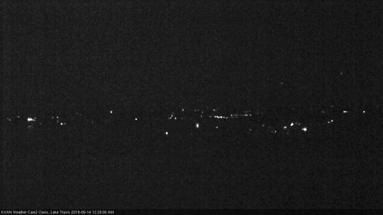 Lake Travis webcam, June 13, 2019 11:30 PM CT