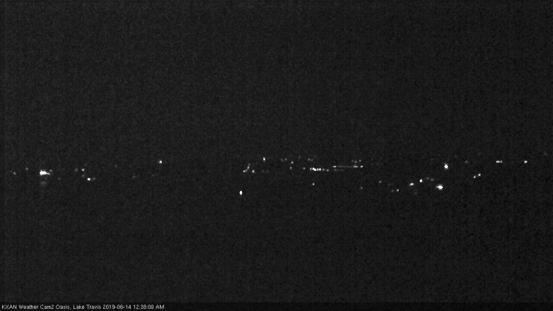 Lake Travis webcam, June 13, 2019 11:40 PM CT