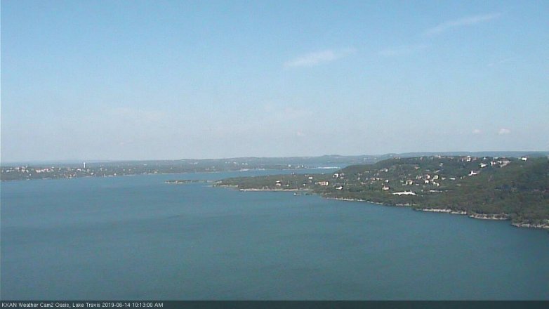 Lake Travis webcam, June 14, 2019 9:15 AM CT